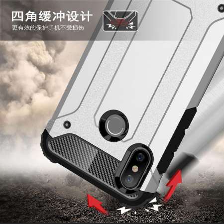 กันกระแทกเคสโทรศัพท์เสี่ยวหมี่ Mi 8 เคสชั้นสองเคสป้องกันแบบไฮบริด Hard เคสหลังสำหรับ Xiaomi 8 mi8 Xiaomi 8 Funda