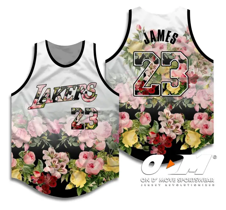 lakers floral shirt