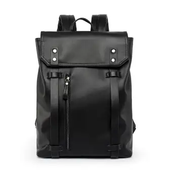 pure leather backpack