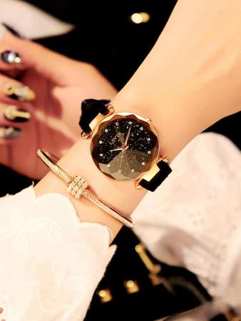 นาฬิกาหญิงกันน้ำแบบแฟชั่นหญิง 2018 ใหม่นักเรียนสไตล์เกาหลีเรียบง่ายแฟชั่นลำลองบรรยากาศออลจัง