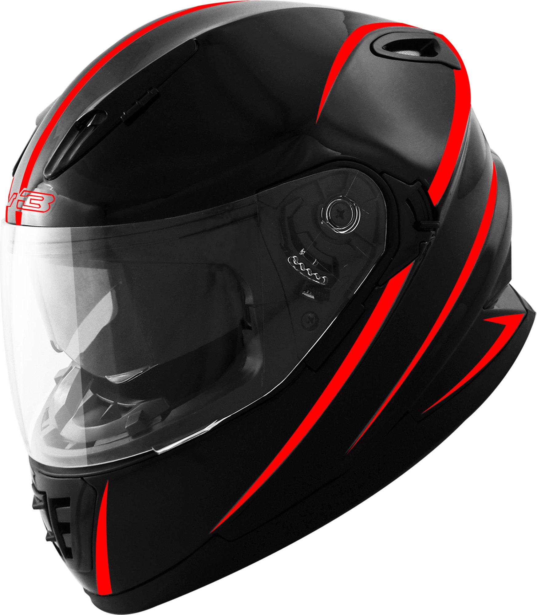 Lev3® BJ-9930 Sleek Motorcycle Helmet 