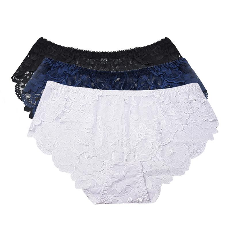 Cheap FallSweet 3 Pcs/Pack !Lace Unltra Thin Panties for Women