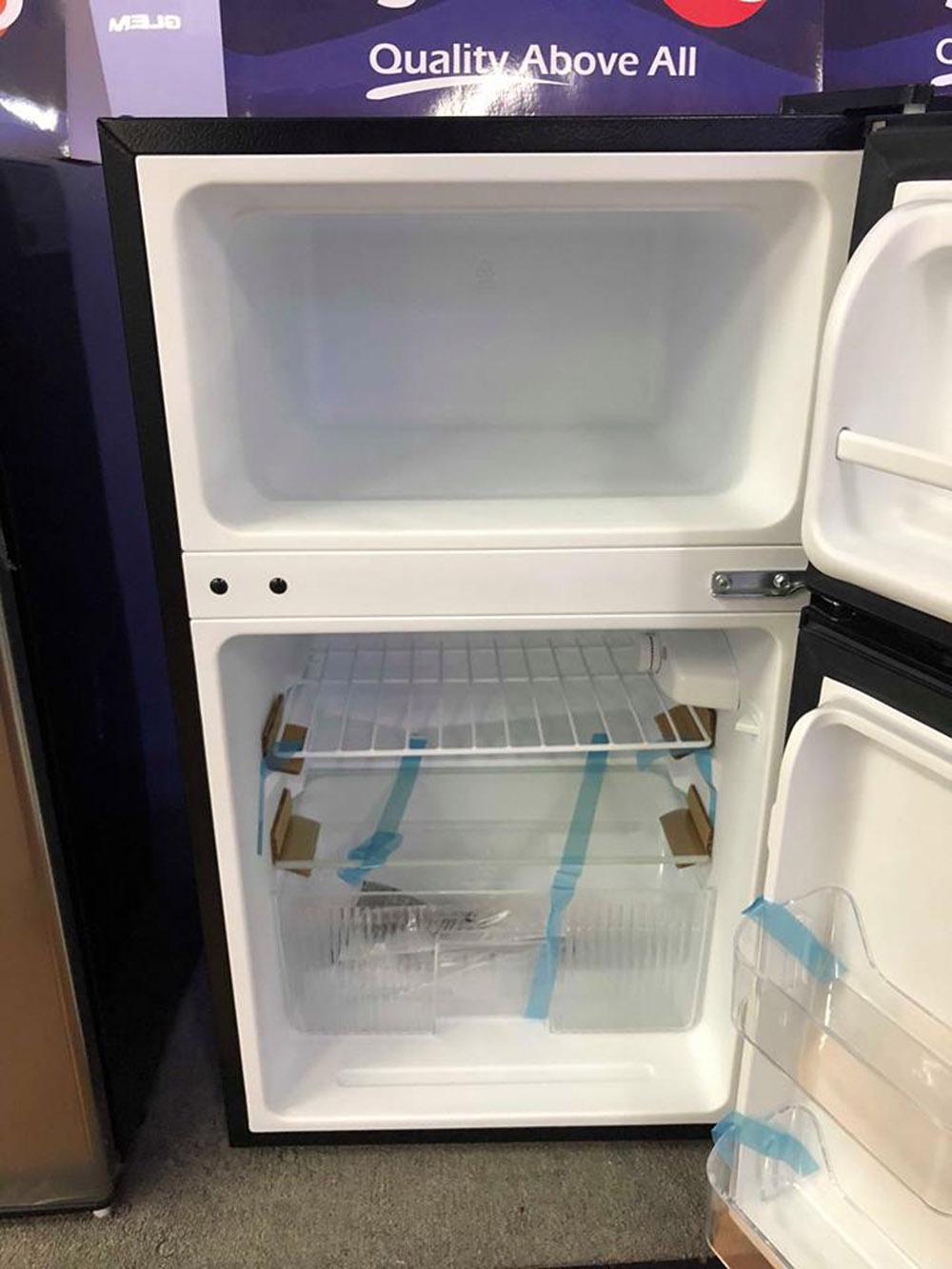 Fujidenzo 3 5 Cu Ft Two Door Personal Refrigerator Rdd 35 T Titanium Lazada Ph