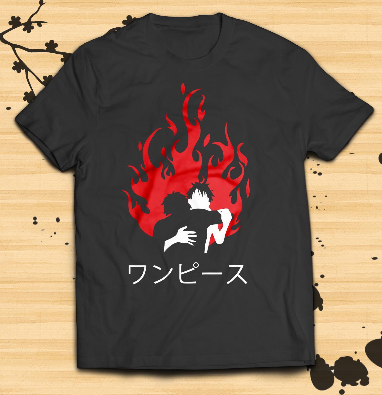 one piece ace death shirt