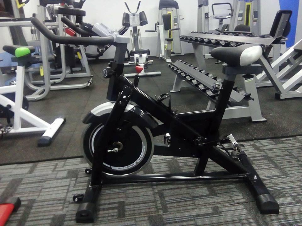 dumbbell holder for spin bike