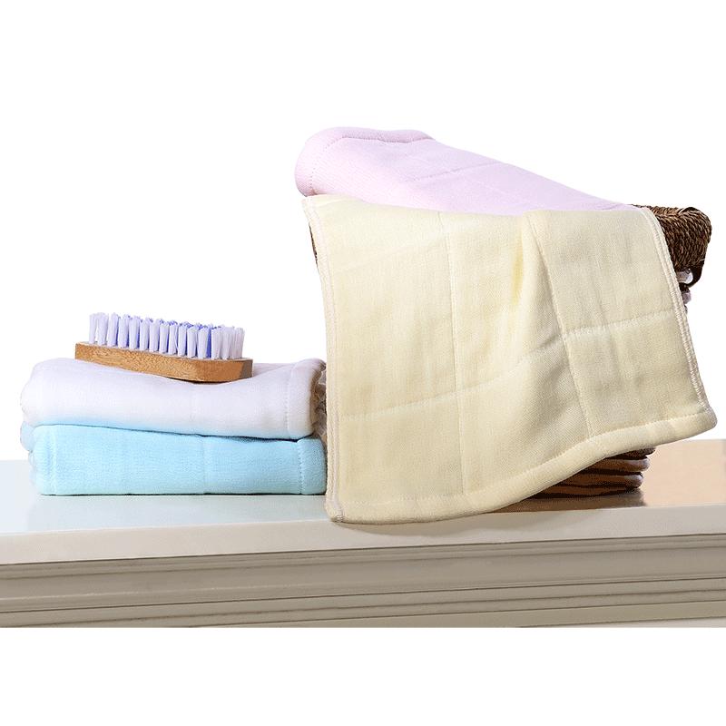 Anna Dệt Gia Dụng Bravo Băng Tã Dòng Khăn Vuông Bộ Bốn Chiếc Bộ 100% Cotton Khăn Mặt Ánh Trăng