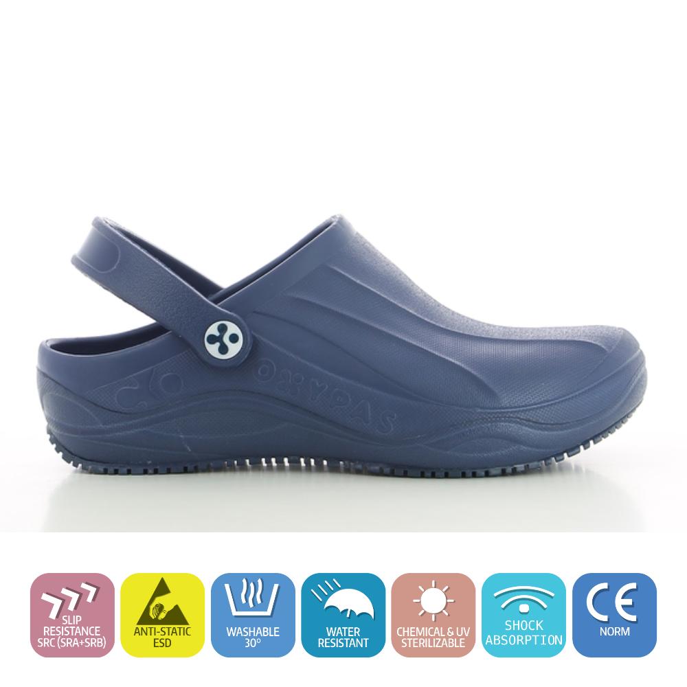 Anti-Static Clog Suitable for Doctors Oxypas Smooth Anti-Slip EU Nurses and All Medical Professionals