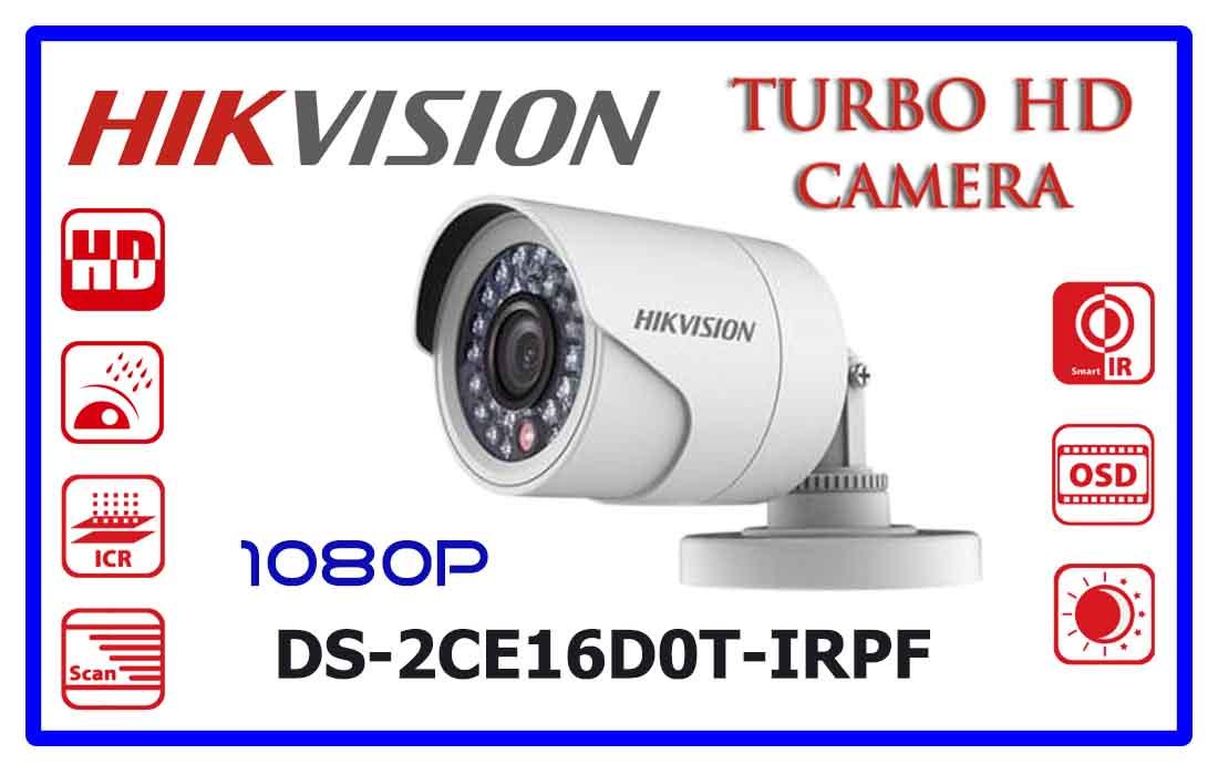 Hikvision Ds 2ce16d0t Irpf 1080p 2mp Outdoor 4in1 Bullet Turbo Hdtvi Cctv Camera Lazada Ph