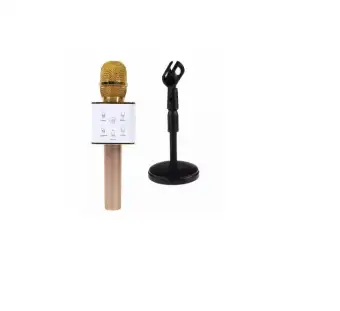 microphone with stand and speaker