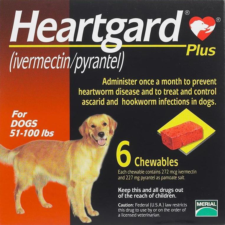Heartgard Plus (227mg Dogs 51-100lbs 