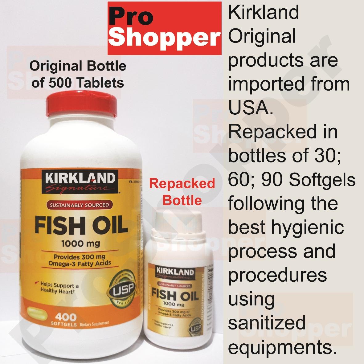 Kirkland Signature Fish Oil 1000 mg. / 90 Softgels review and price