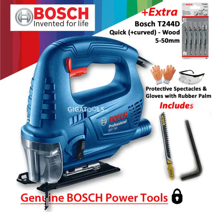 Bosch Gst 700 Professional Jigsaw 500w With 5pcs T244d Speed