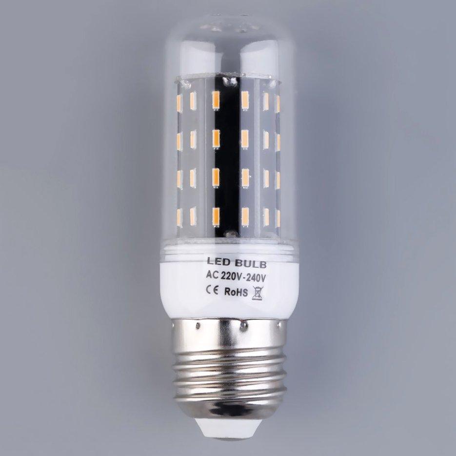 Nóng Người Bán 8 cái E27 7 W 56 LED 4014 SMD Bao Ngô Ánh Sáng Bóng Đèn Trắng Mát/Ấm trắng