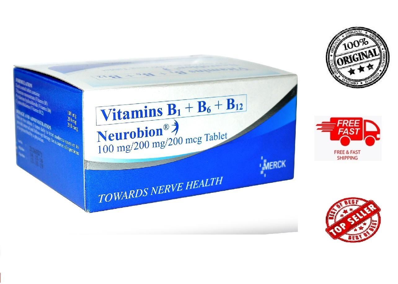 Bedelen Immuniseren Toepassen NEUROBION Vitamin B1 100mg+B6 200mg+B12 200mcg -box of 100 tablet | Lazada  PH