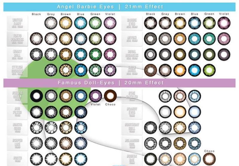 BUY 1 GET 1 PAIR FREE SPARKLE CONTACT LENSES 14.2MM Good for 1 year