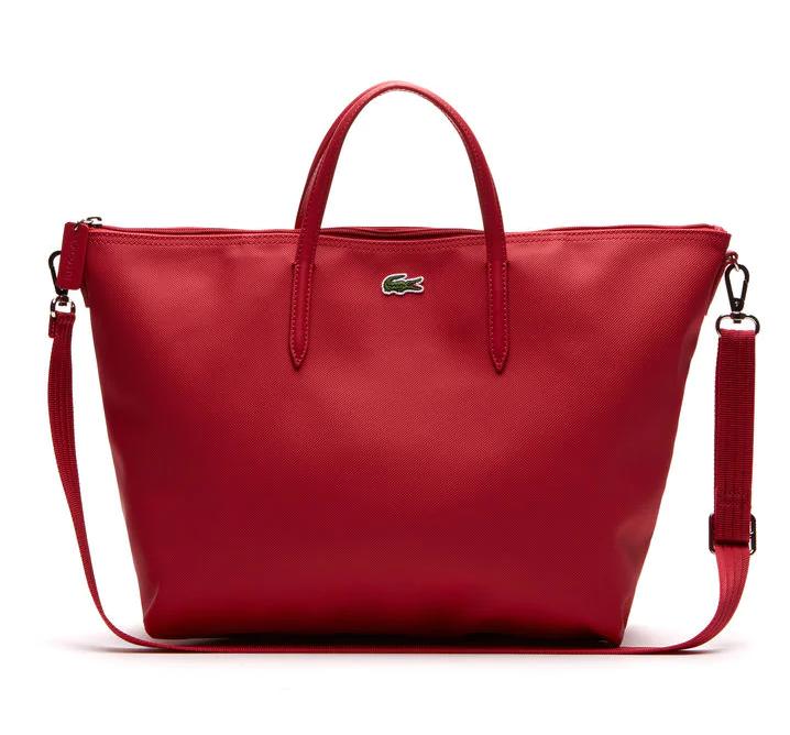 lacoste dual carry tote bag