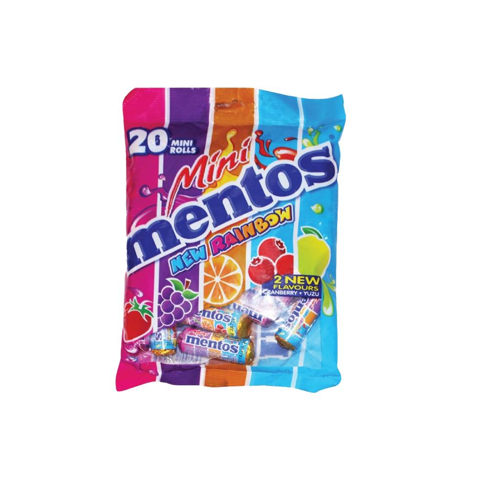 Mentos Mini Rolls New Rainbow 20's | Lazada PH