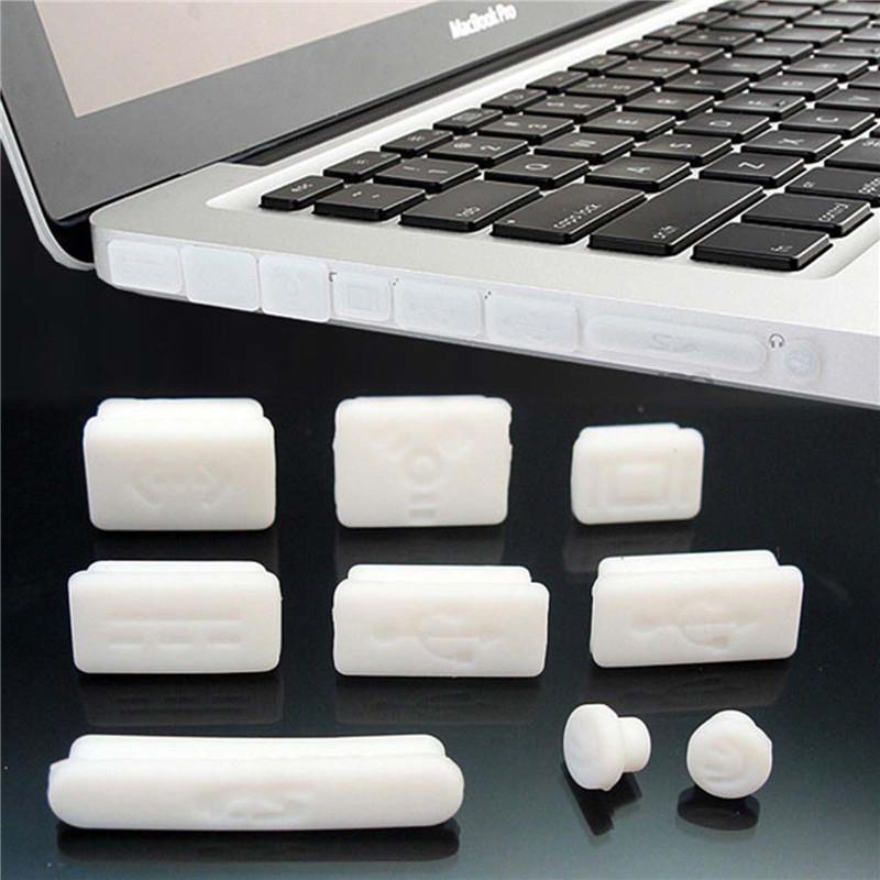 13 pcs Silicone Anti-Dust Plug Protective Ports Cover Stopper Laptop Notebook 