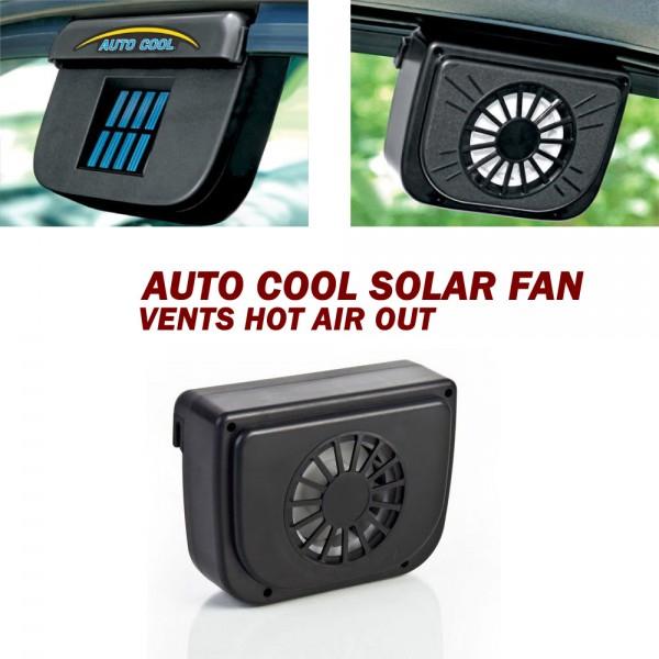 Auto Car Window Air Vent Cooling Fan Solar Powered Motion Auto Air Vent ...