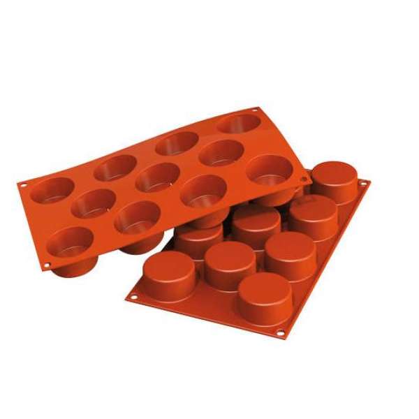 Gan Đó Xu Ý SilikomartSF205 SF204 Lùn Hình Trụ Khuôn Bánh Silicone Bộ Tạo Khuôn Hình