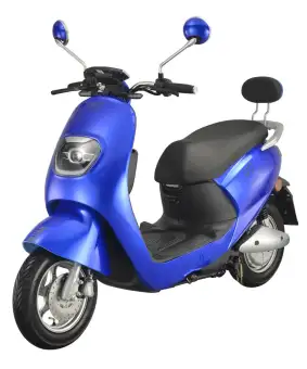 blue electric bike