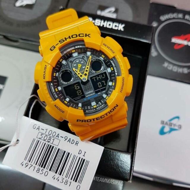 G SHOCK GA 100 BUMBLEBEE made in JAPAN review and price