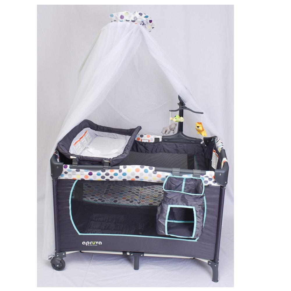 APRUVA Crib Pack and Play Playpen with 