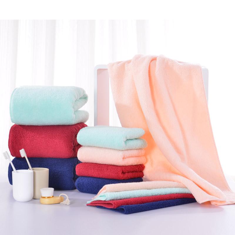 YONLIA Khăn Tắm 100% Cotton Người Lớn Tắm Siêu Hút Nước Mềm Mại Dày 100% Cotton Kem Bông Khăn Tắm Quấn Khăn