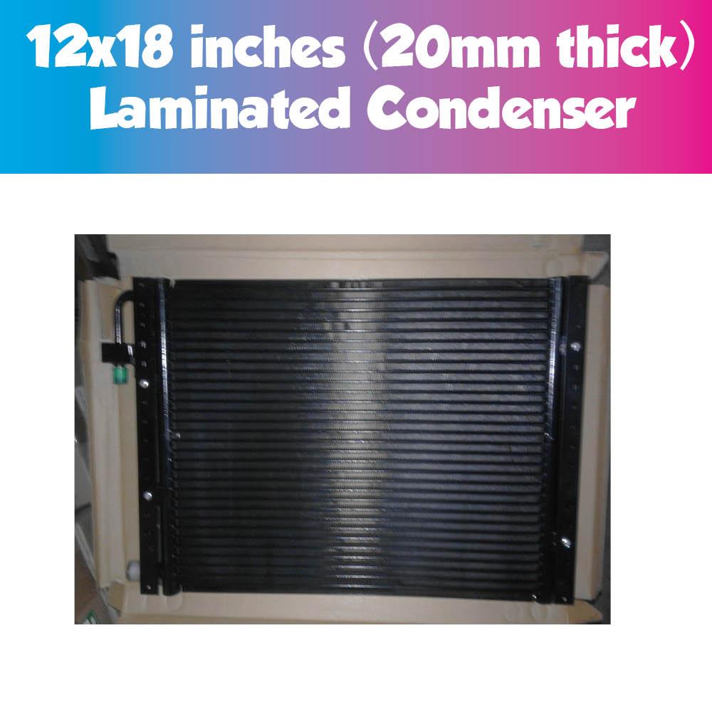 12x18 inches condenser , universal, laminated, Lazada PH