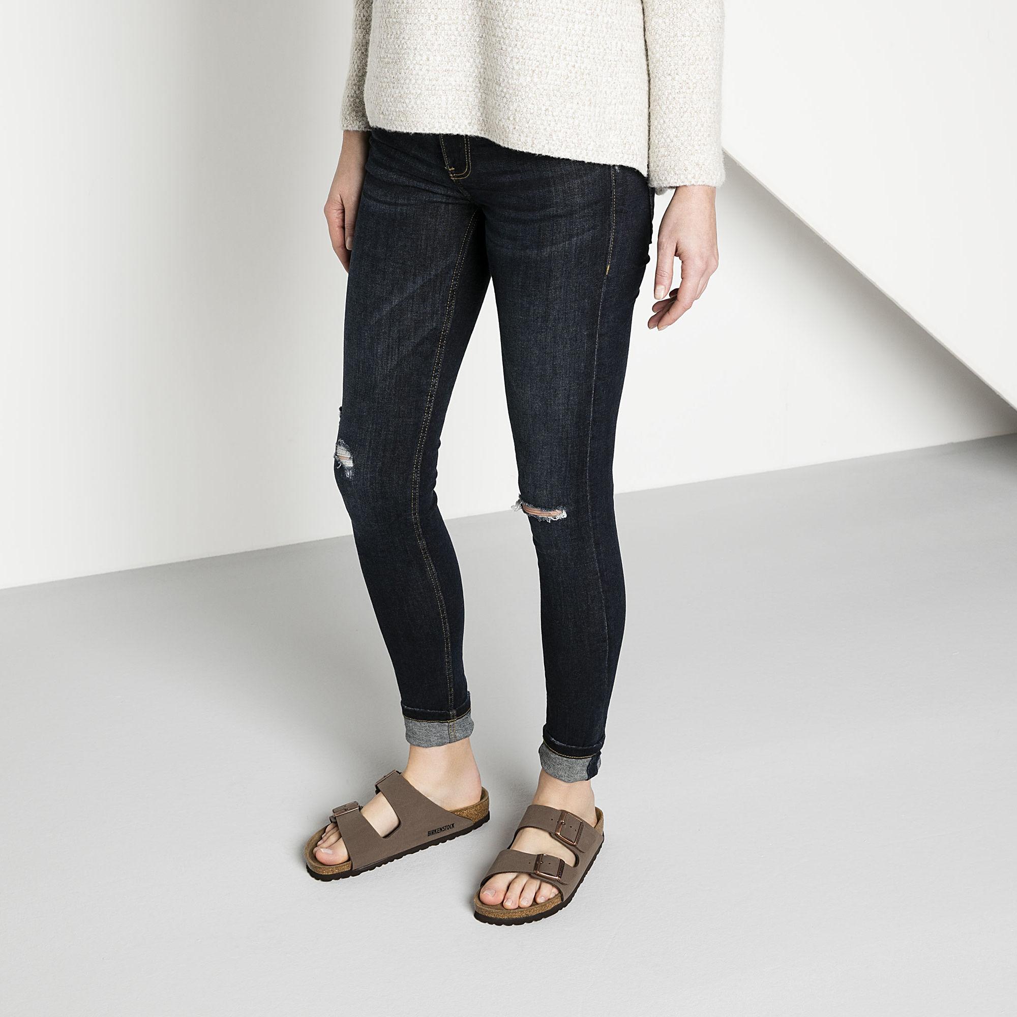 mocha two strap birkenstocks