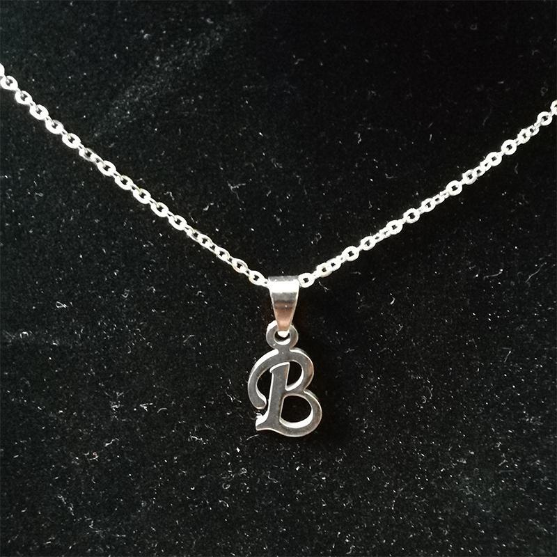 Stainless Steel Stylish Initial Letter 