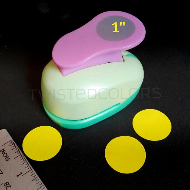 1' Round Puncher Round Cutter Scrapbook Paper Punch Lazada PH