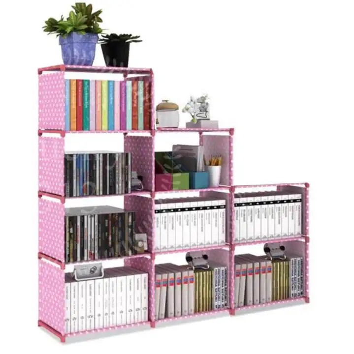 High Quality 9 Cube Book Shelf Dotted Pink Lazada Ph