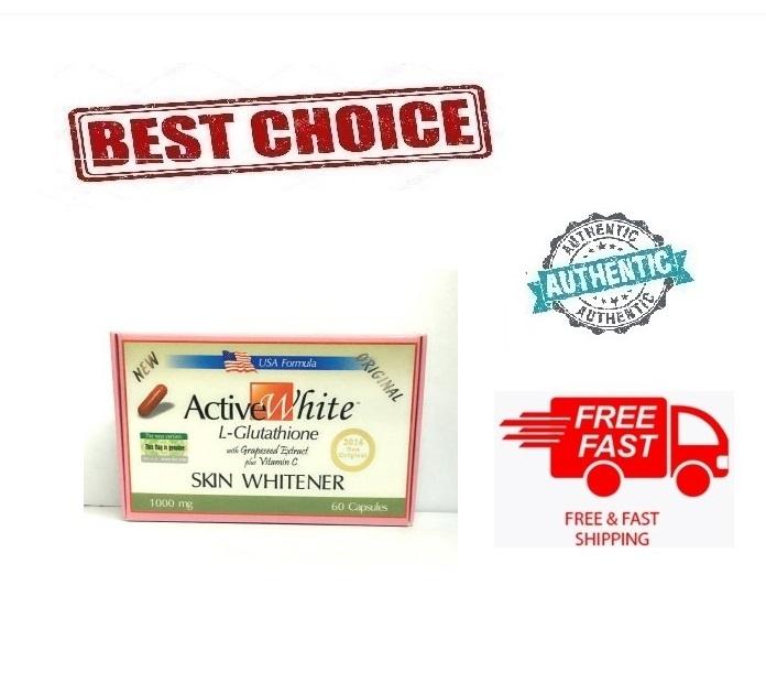 ACTIVE WHITE L-Glutathione 1000MG (US-Based Formula) 60 Capsules  (ACTIVEWHITE CAPSULES)