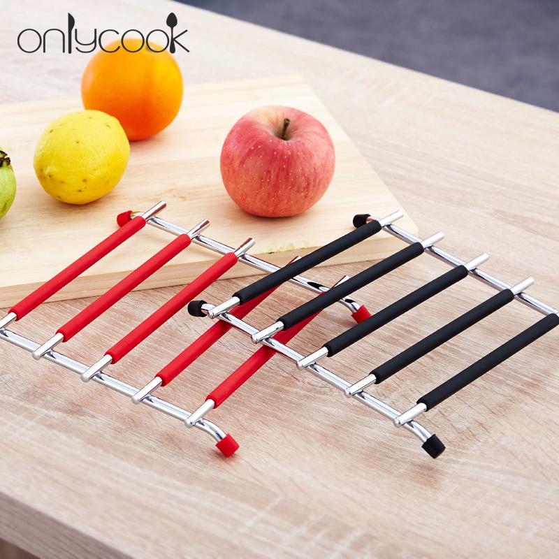 Onlycook Chịu Nhiệt Miếng Lót Cách Nhiệt Đệm Ngồi Đồ Gia Dụng Dày Thép Không Rỉ Miếng Lót Nồi Chống Nóng Tấm Lót Bàn Ăn Bát Đĩa Cát Miếng Lót Nồi