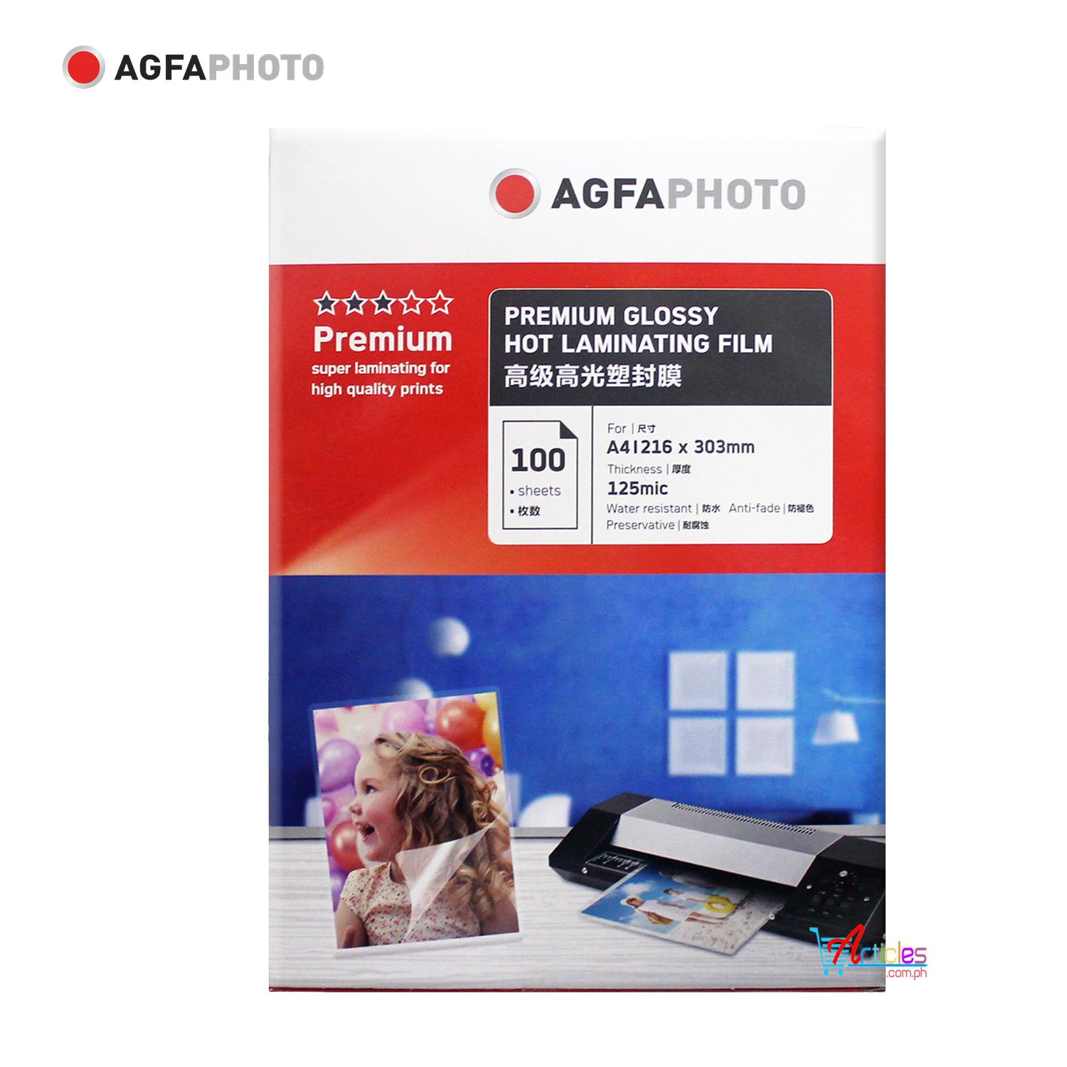 Agfa Laminating Film A4 216mm X 303mm X 125mic (100 sheets) Lazada PH