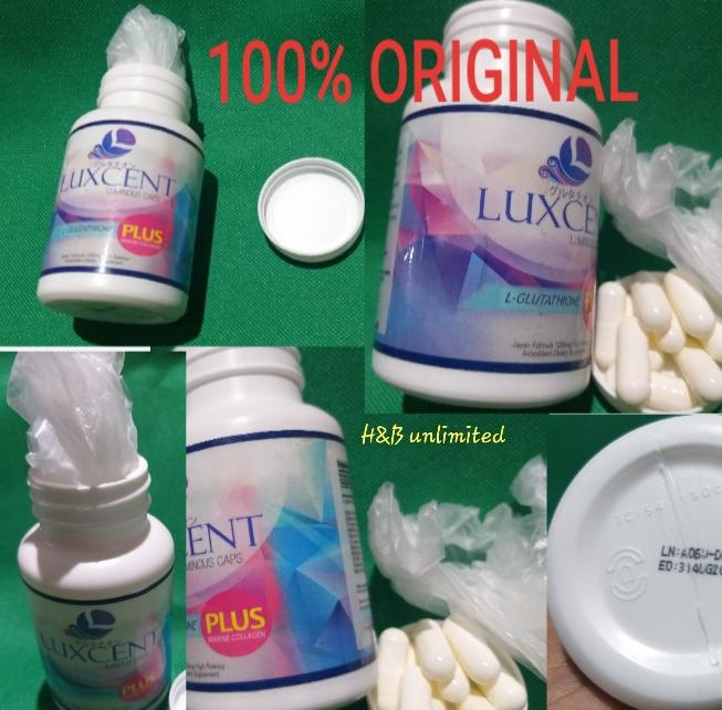 luxcent glutathione fake vs original Luxcent Luminous Caps