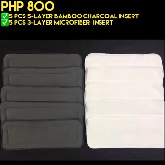 bamboo charcoal diaper inserts