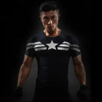Avengers T Shirt Captain America T Shirt Men Women Body Fit Tshirt Lazada Ph