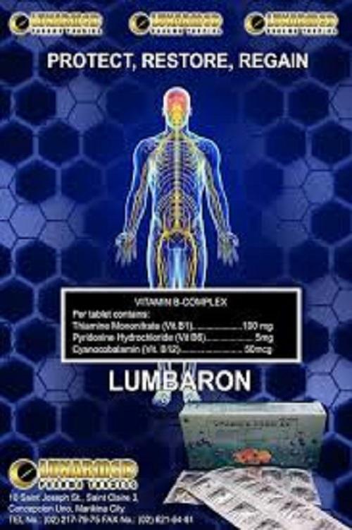 LUMBARON VITAMIN B COMPLEX B1+B6+B12 Tablet 100's review and price