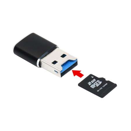 USB 3.0 มินิการ์ดรีดเดอร์/MICRO SD/SDXC อลูมิเนียม TF เครื่องอ่านการ์ด RG