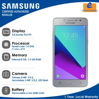 Samsung Galaxy J2 Prime Lte 5 0 8gbrom 1 5gbram 8mpback 5mpfront