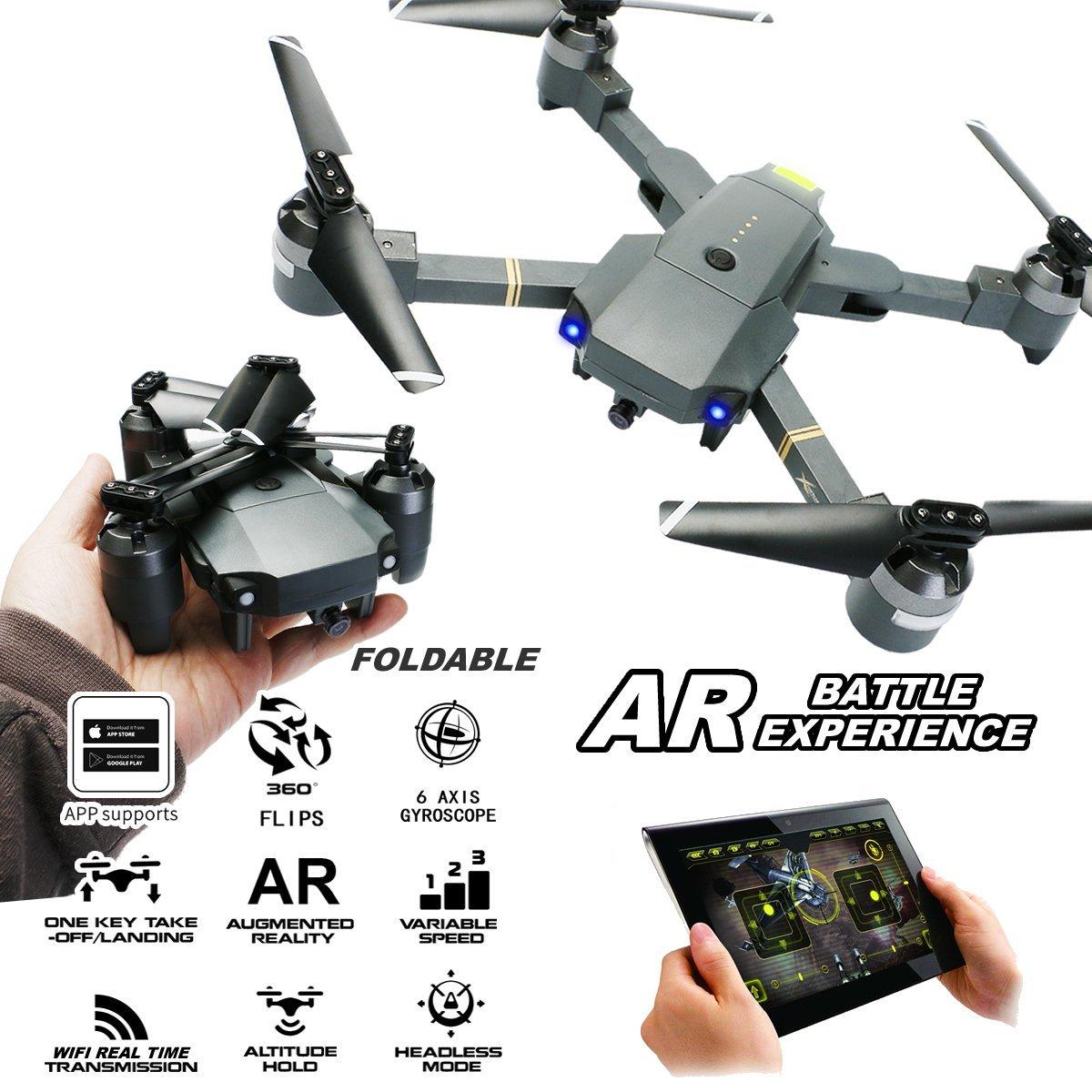 ultra portable drone with 720p hd camera