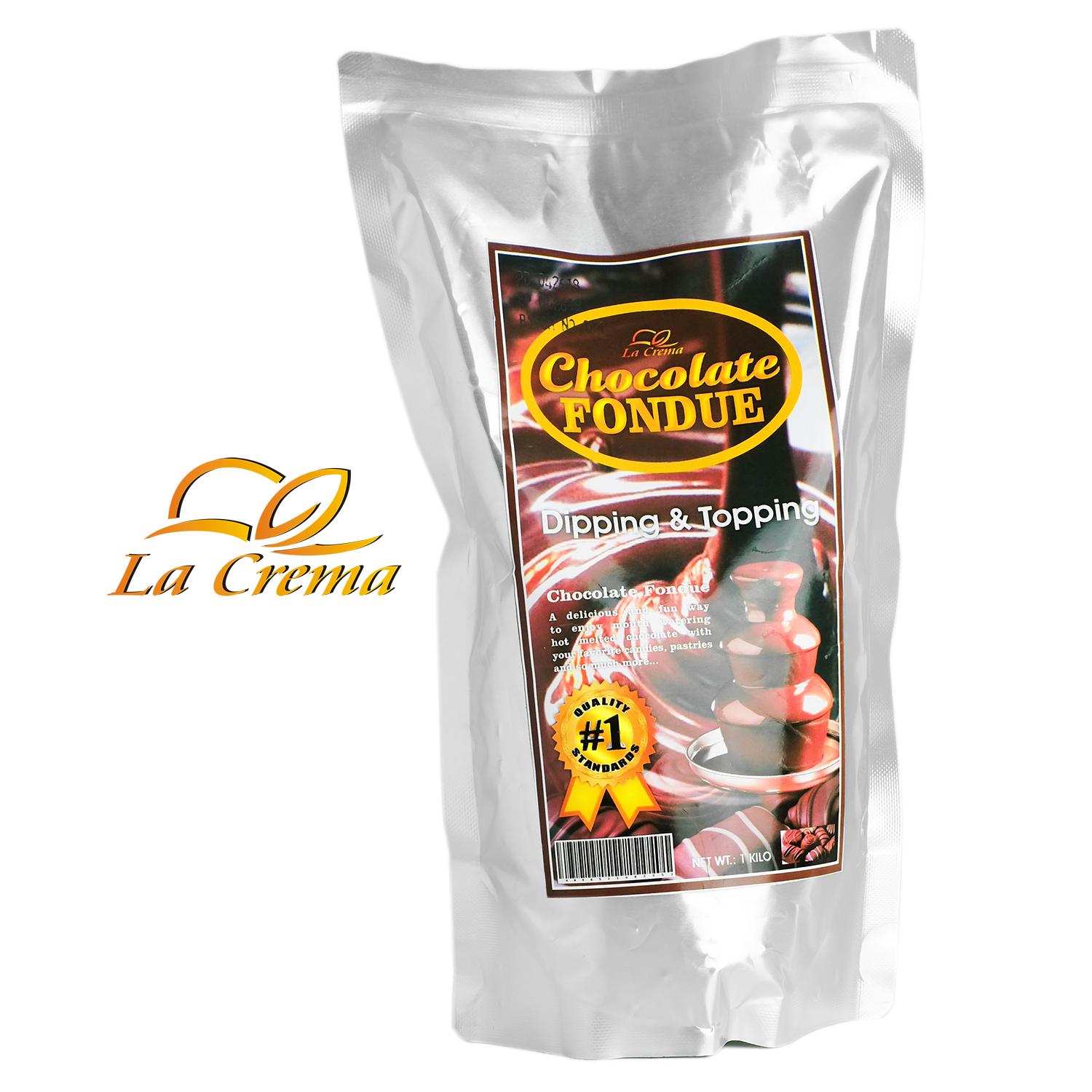 Chocolate Fondue Fountain Syrup Ready to Use 1kg FY Sons Lazada PH