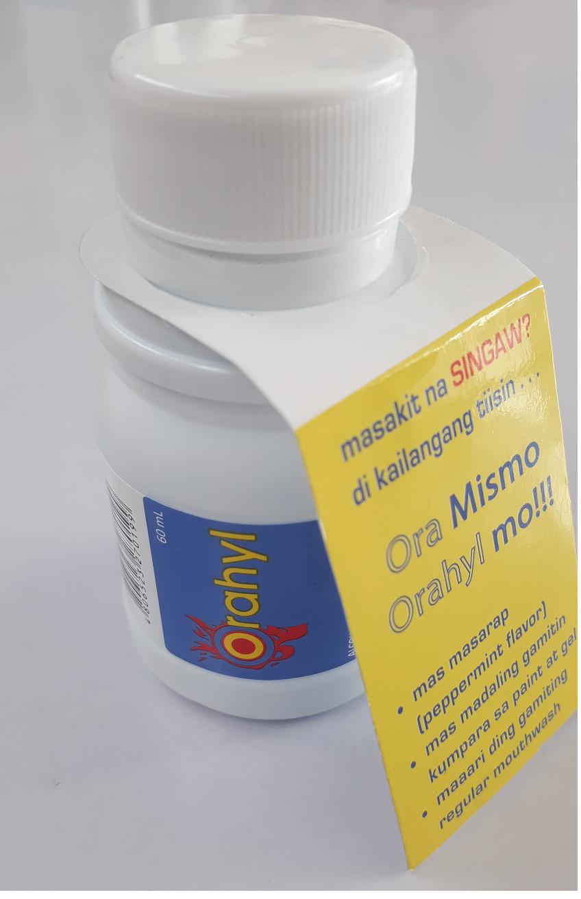 ORAHYL MOUTHSORE MOUTHWASH GEL (para sa singaw) 60ml 1 bottle Lazada PH