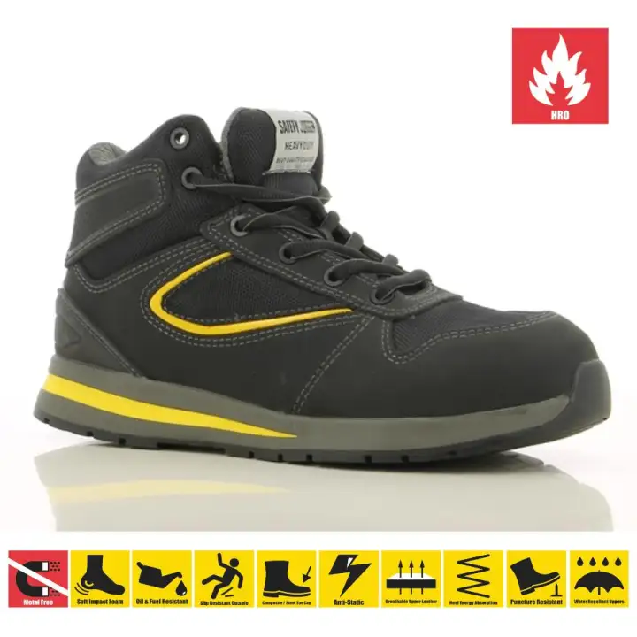 composite toe high top sneakers