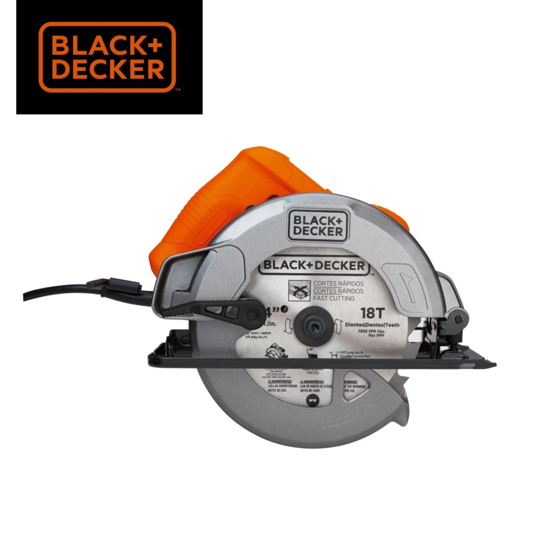 Circular saw Black + Decker cs1004-ru, cutting depth 65mm, 1400 W, saw blade  with solid carbide baits Construction and repair tools;Power tool;Tools for  home - AliExpress