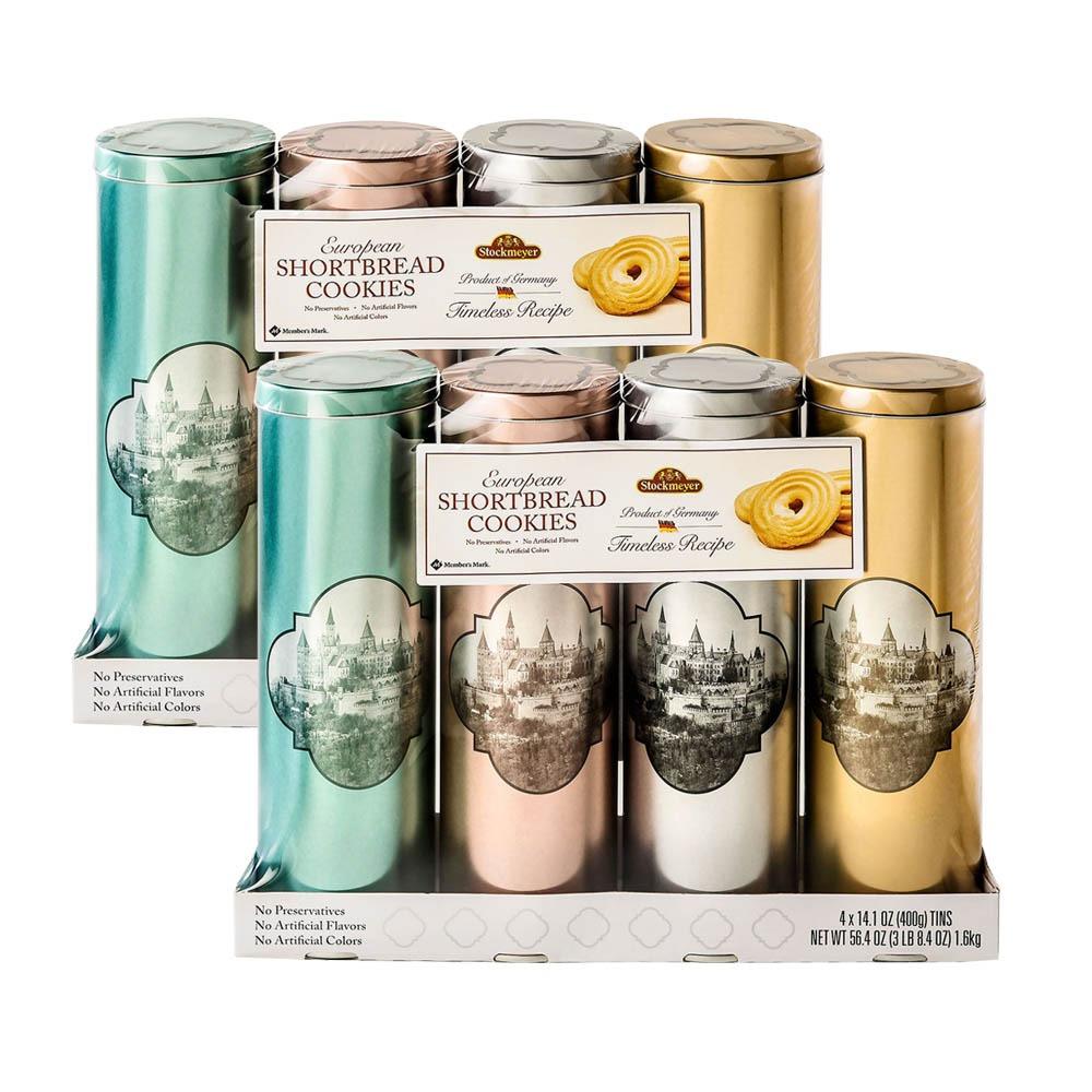 Member's Mark European Shortbread Cookies Tins by Stockmeyer 2 Pack