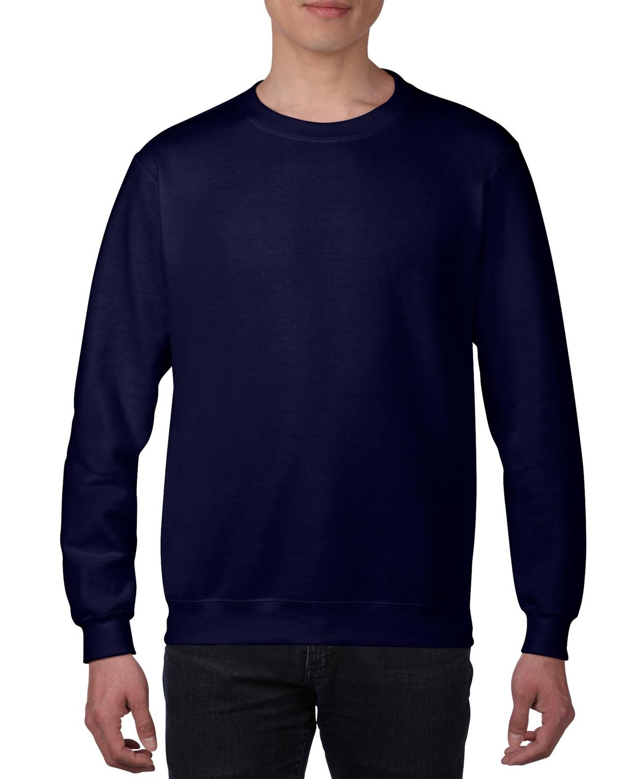 navy blue plain sweatshirt