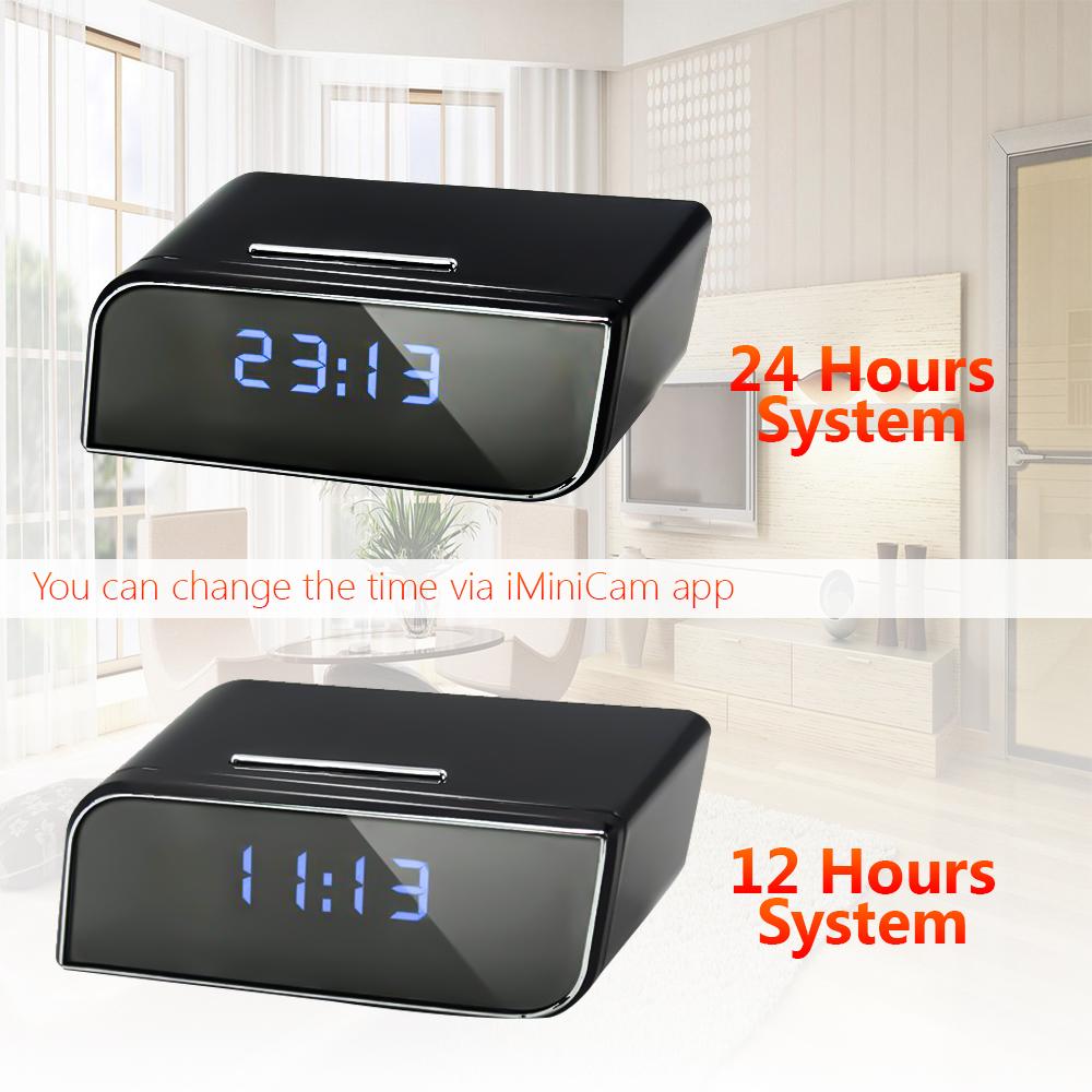 Spy Camera Alarm Clock Hidden Wifi Smart Remote review and price